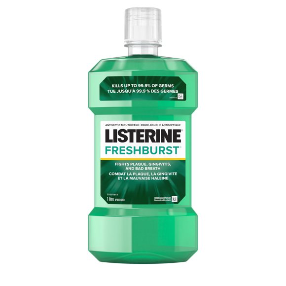 Listerine Fresh Burst Antiseptic Mouthwash 1 Litre