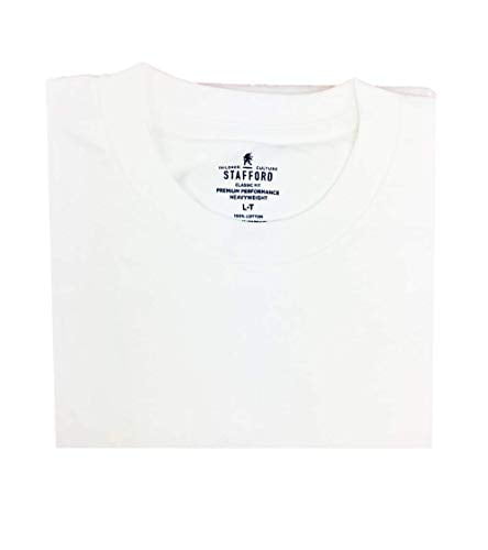 stafford performance heavyweight crewneck pocket tee