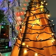 ZOELNIC 33ft 100 LED String Lights Indoor Outdoor, Warm White Christmas