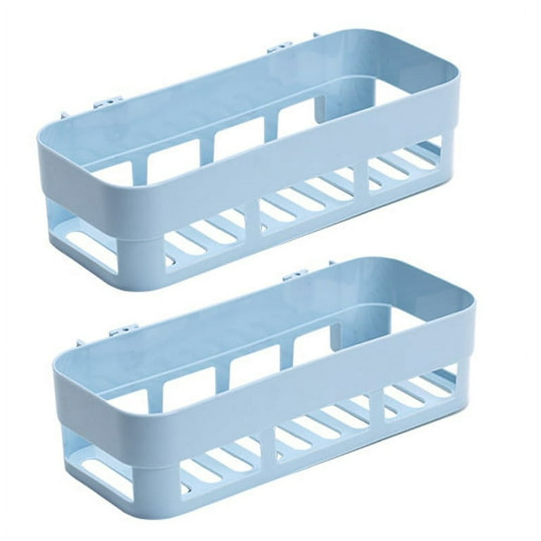 Adhesive Plastic Shower Caddy, for Angle and Straight Wall