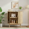 thumbnail image 6 of Accent Sideboard Cabinet with Sliding Door, Buffet Cabinet with Storage, Small Storage Cabinet for Kitchen, Living Room, Entryway, 6 of 9