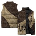 thumbnail image 2 of Chaleco térmico de algodón de invierno para hombre, chaleco con estampado abstracto de plumas, chaquetas para hombre, chaqueta informal holgada, ropa para hombre, chalecos 2024, 2 of 4