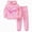 A206-Pink, variant on XZNPDUCQ 5-6 Years Baby Outfit Toddler Girl Long Sleeve Pullover Tops and Pants Set 2Pcs Infant Fall Winter Clothes A206-Light Pink