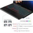 thumbnail image 4 of Funda de teclado Nanhent Touchpad para Xiaomi Redmi Pad Pro 12.1, 4 of 7