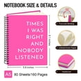 thumbnail image 2 of Notebook Mysticey Times Tenía razón y nadie me escuchó A5, 2 of 6