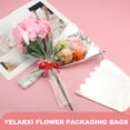thumbnail image 4 of Bolsas Transparentes para Envolver Flores Uxcell, Bolsa de Embalaje para Flores Impermeable y Duradera - Adecuada para (Floristas/Suministros de Arreglos Florales), 4.7x1.6x14.2 Pulgadas y 100 Pcs, 4 of 7