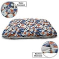 thumbnail image 3 of Mid Century Pet Bed, Mosaic of Various Shapes and Colors Modern Style Complex and Grid, Chew Resistant Pad for Dogs and Cats Cushion with Removable Cover, 24" x 39", Multicolor, by Ambesonne, 3 of 4