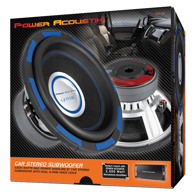 Mofo Power Acoustik Inch Subwoofer Subwoofer 12 Inch NEW POWER