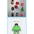thumbnail image 3 of 8PCS Cartoon Figure The Super Hero Magnetic Fridge Magnet PVC Fridge Magnet Whiteboard Decal Home Decor Souvenir, 3 of 4