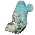thumbnail image 5 of Uorisanigo Car Seat Towel Cover for Front Seats, Waterproof Soft Beach Shells Starfish Auto Seat Covers Anti-Slip Universal Fit for Cars SUVs Trucks, Auto Accessories Protectors Decor, 5 of 6