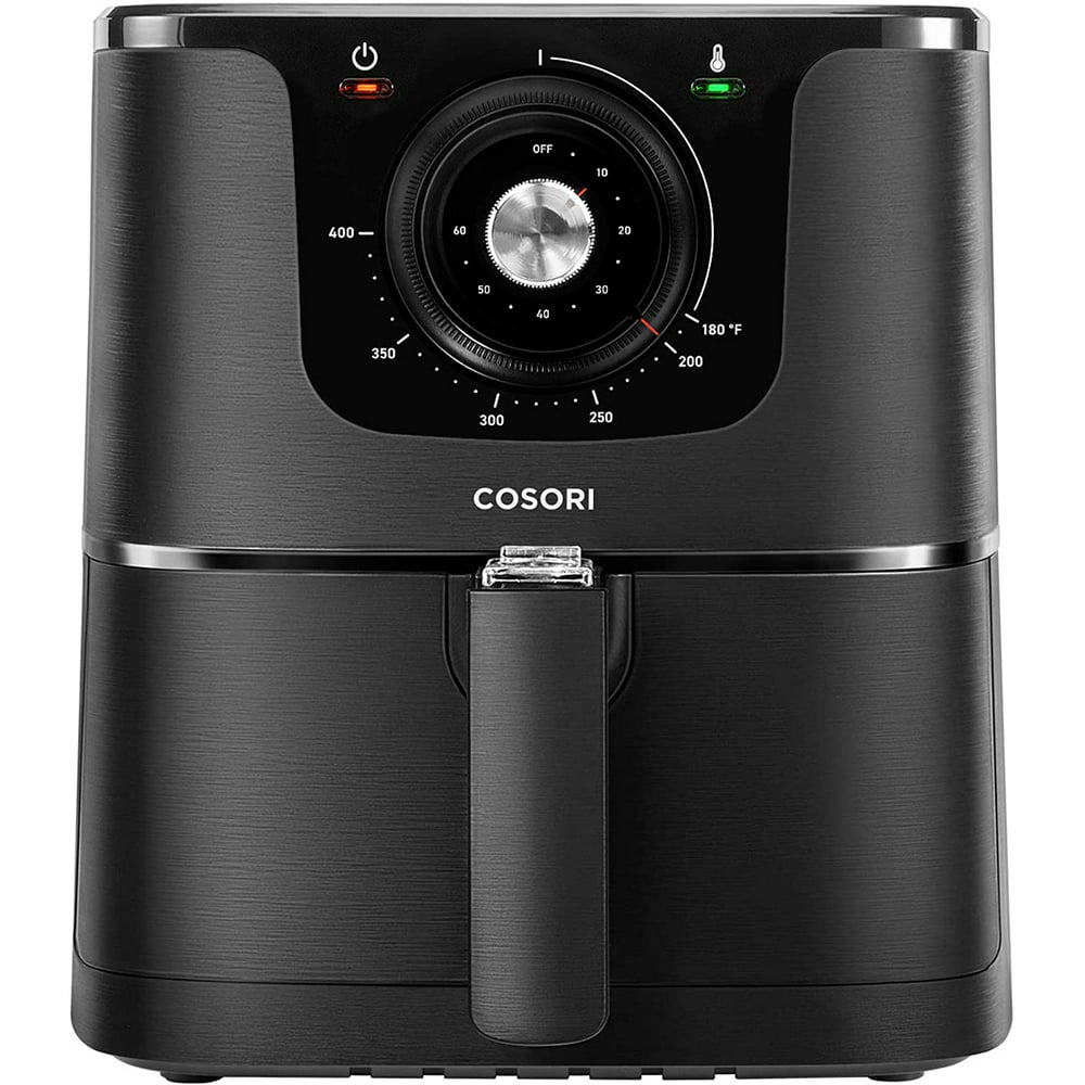 Cosori Original 5.8Quart Air Fryer Black with Bonus Skewer Rack Set