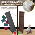 thumbnail image 3 of (Paquete de 5) Kit de anclajes para muebles antipuntas a prueba de bebés, anclajes de pared para gabinetes que protegen a los niños pequeños y a las mascotas de la caída de muebles, seguridad aju, 3 of 5