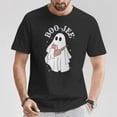 thumbnail image 2 of Boujee Boo-Jee Cute Ghost Spooky Season Halloween T-Shirt | Trendy Halloween Costume Tee for Women Men | Stylish Spooky Season Shirt for Fall Party Celebration, 2 of 3