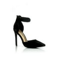 thumbnail image 3 of HAILEY Ankle Strap Heels, Black, 7, 3 of 5