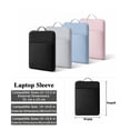 thumbnail image 4 of 15.6 inch Laptop Sleeve, Waterproof Lightweight Protective Cover Bag, Computer Sleeve Handbag with 2 Pockets, Laptop Cover Compatible with 15.6" HP Dell G15 Computer Notebook, Black, 4 of 10