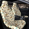 thumbnail image 4 of Goofa Dachshund Dog Printed Car Seat Covers, Automotive Seat Covers for Cars Trucks and SUVs, Quick Setup Universal Fit Elastic Seat Covers-1, 4 of 6