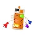 thumbnail image 4 of Enchufe sensorial portátil, regalo de cumpleaños, interactivo, ligero, regleta de enchufes, juguete para aprendizaje preescolar para niños mayores de, 4 of 10