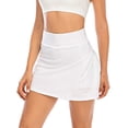 thumbnail image 2 of Pleated Tennis Skirts for Women Athletic Golf Skorts Activewear Running Sport Workout Skirts with Pockets Shorts, 2 of 6