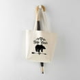thumbnail image 5 of CafePress - Gigi Bear Grandma Gift Tote Bag - Unisex Canvas Tote Bag, Beige, 1-Piece, 5 of 7