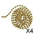 thumbnail image 1 of Cadenas de Latón de 4 Mm Soledad 4 Piezas para Perros Pulseras Collares Colgantes Fabricación de Joyas, 1 of 10