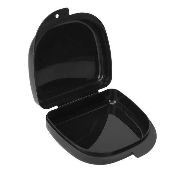 Denture Case Orthodontic Retainer Box, Tooth Guard Storage Case Half Mouth Denture Container Portable Braces Box