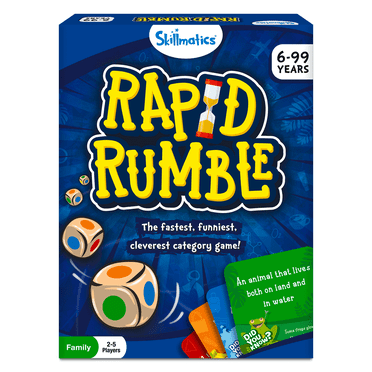 Skillmatics Rapid Rumble - Fast-Paced Board Game, Fun for Family Game Night & Educational Toy, Quick-Thinking Card Game for Ages 6-99