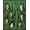 Green, Pattern 1, variant on ODIKA 4'x6' Machine Washable Non-Slip Area Rug, Enchanted Forest Owl with Delicate Willow Branch Motifs High Traffic Rug, Green, 137315