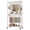 White, variant on Heavy Duty Wire Garment Rack with Wheels, 23.6" Wide 3-Tier Rolling Clothes Rack with Dual Hanging Rods, Adjustable Metal Wardrobe Storage Organizer for Hanging Clothes, Shoes, Laundry Room, White