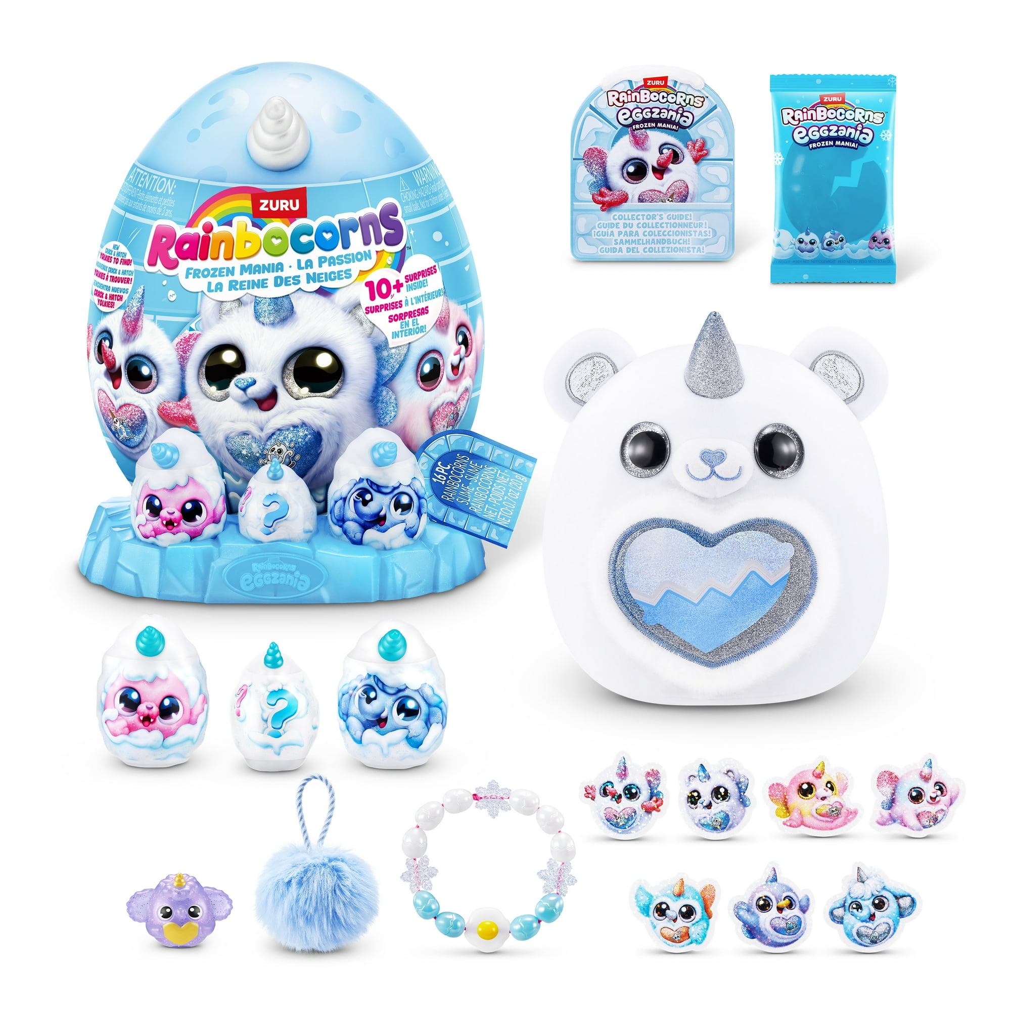 【新品】 DOLLZONE egg 本体のみ ノーメイク Rainbocorns Eggzania Frozen Mania by ZURU, Collectible Plush Toy