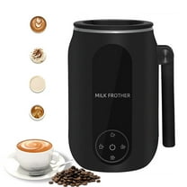 8.5oz / 250ml Auto Shut-Off Electric Milk Frother 4-In-1 Automatic Stainless Steel Milk Steamer Hot and Cold Milk Warmer and Foam Maker for Latte Cappuccinos Macchiato & Hot Chocolate