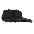 thumbnail image 4 of Bolsa bandolera para exteriores, multifunción, impermeable, de nailon, de alta capacidad, estilo militar, para acampar y viajar, color negro, 4 of 14