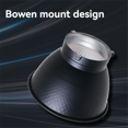 thumbnail image 2 of Standard Reflector Diffuser Lamp Shade Dish for Bowens Bayonet Mount Studio Strobe Flash Light Reflector 55 Degrees, 2 of 7