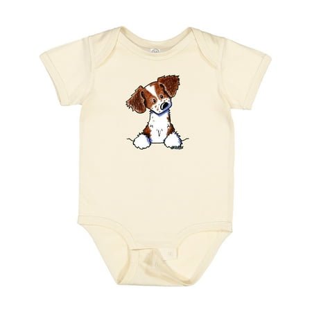 

Inktastic Pocket Brittany Spaniel Gift Baby Boy or Baby Girl Bodysuit
