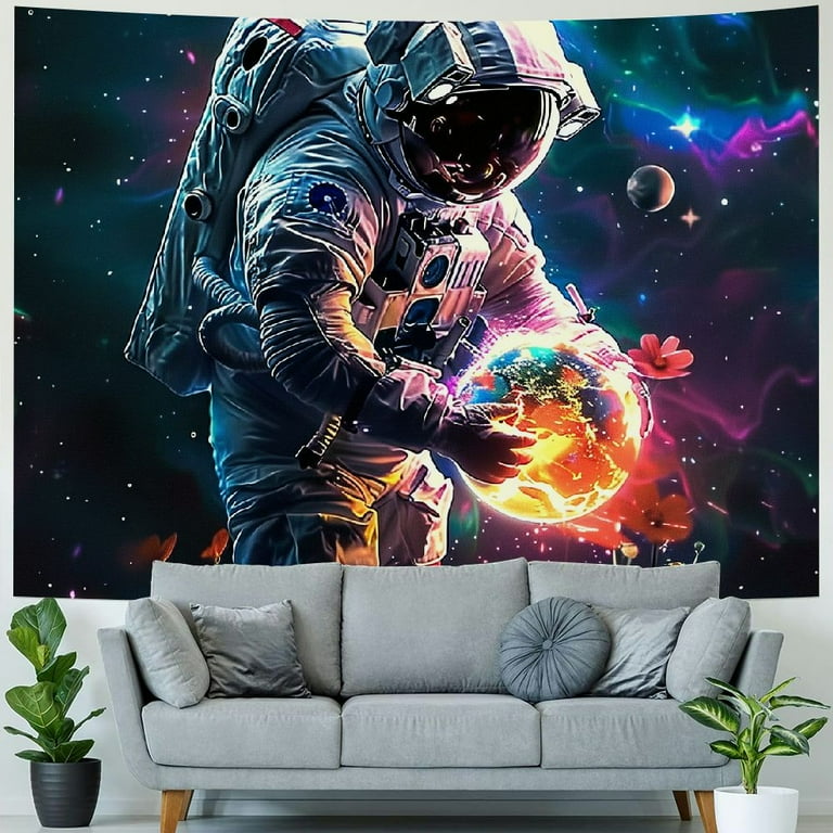 BCIIG Cool Space Astronaut Tapestry for Bedroom, Fantasy Spaceman