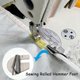 thumbnail image 4 of Sewing Rolled Hemmer Foot, 3-10MM Wide Rolled Pressure Foot, Sewing Machine Presser Foot Hemmer Foot, Hemmer Attachment Folder Curler Parts, Universal, 4 of 5