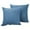 Blue, variant on JingChun Throw Pillow Covers Decorative 15 X 15 Inches Pack of 2 Cozy Cloth Cushion Cases for Couch Sofa Bed Living Room Home