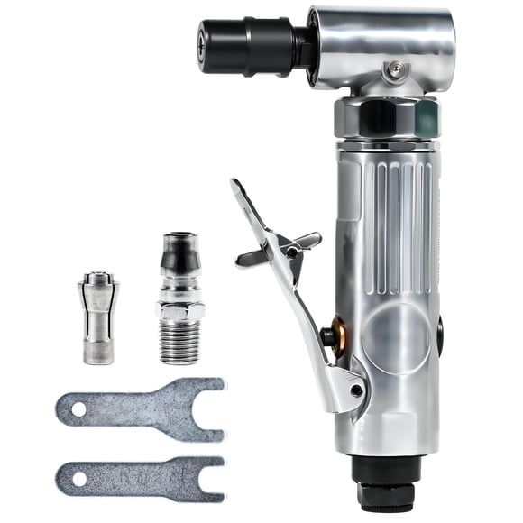 Amoladora neumática WQV Mini en ángulo recto, 22000 RPM, 90°, 0.6 HP