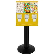 BENTISM Triple Pod Candy Gumball Vending Machine yellow