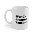 thumbnail image 3 of World's Greatest Rancher Mug, Rancher Coffee Mug, Rancher Gift, Love Ranch, 3 of 12