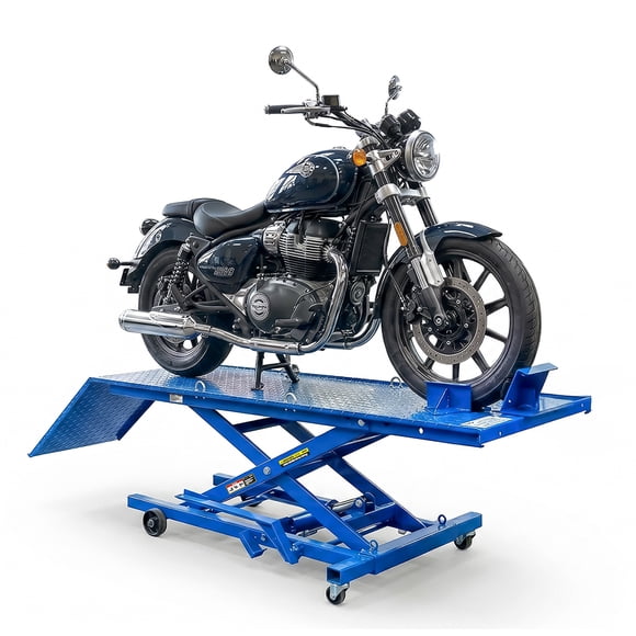 Rampa Hidráulica para motocicletas 900 lbs 400 kg Hantec