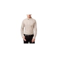 thumbnail image 1 of Camiseta con botones Tricots St Raphael Tattersall LS para Hombre color blanco hueso 3XLT, 1 of 1
