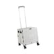 thumbnail image 5 of Carrito pequeño con ruedas Zulema versátil fácil de transportar sólido con tapa oculta cesta con ruedas cajón plegable gris, 5 of 8