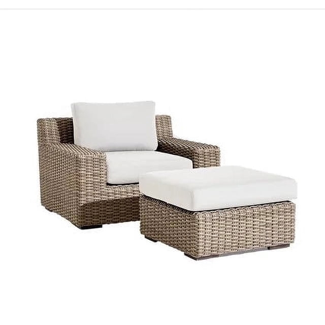 Outdoor sofa courtyard terrace villa leisure waterproof sunscreen rattan woven aluminum alloy furniture combination My Lux Decor Round