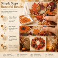 thumbnail image 4 of DIY Autumn Harvest Pumpkin Pearl Diamond Art Kit, 3D Diamond Painting Pearl Beads Art Crafts for Adults Beginner, DIY Fall Home Decor Wall Seasonal Party Gift, 4 of 6