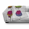 thumbnail image 3 of Educational Soft Flannel Fleece Blanket, Human Brain from All Sides with Sections in Different Colors Explanatory Texts, Cozy Plush for Indoor and Outdoor Use, 70" x 90", Multicolor, by Ambesonne, 3 of 6