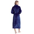 thumbnail image 3 of Women’s Cozy Fleece Bathrobe – Plush Comfort Robe for Women, 3 of 8