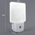 thumbnail image 2 of Balery White Luz Nocturna LED con Sensor Automático, Enchufe con Sensor Crepuscular, Luz Suave de 0.5W para Dormitorio, Pasillo, Baño-US, 2 of 7