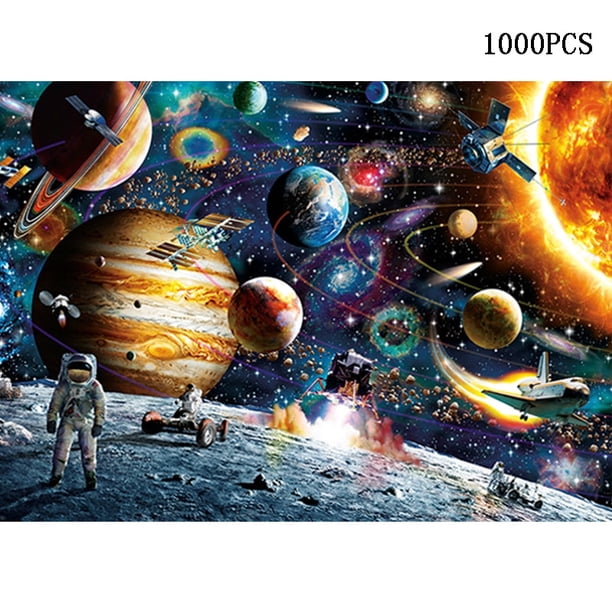 Piece Puzzle Toys Educational Toys Space Scenery Puzzle Adult Jigsaw Puzzle Stress Reducing Anti-stress Toy Children Gifts heqiyong toy