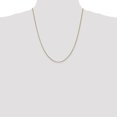 thumbnail image 2 of 14k Yellow Gold 1mm Box Chain Necklace Pendant Charm, 2 of 9