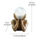 thumbnail image 3 of Solar Light Outdoor Garden Crack Crystal Ball Resin Courtyard Decoration Luminous Ornament, 3 of 9